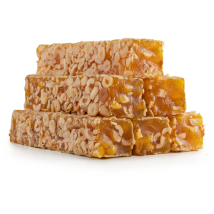 Honey Turkish Delight with Sliced Hazelnuts