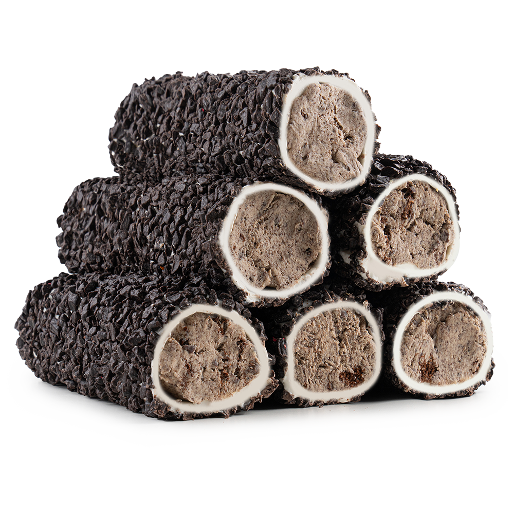 Rolled Turkish Delight with Cocoa Biscuit (Oreo-Style)